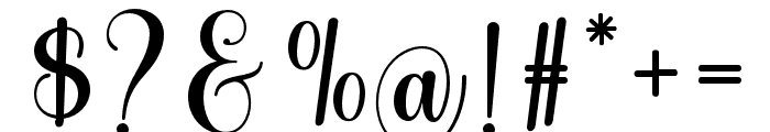 BalentiaBold-Regular Font OTHER CHARS