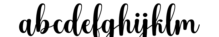 BalentiaBold-Regular Font LOWERCASE