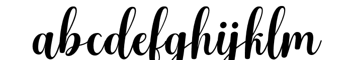 BalentiaItalic-Regular Font LOWERCASE