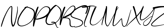 BalenyScript-Italic Font UPPERCASE