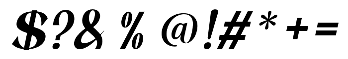 BalenySerif-Italic Font OTHER CHARS
