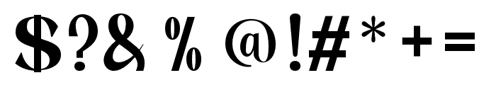 BalenySerif-Regular Font OTHER CHARS