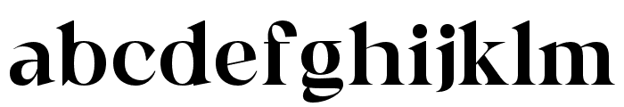 BalenySerif-Regular Font LOWERCASE
