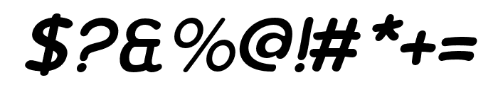 Baleo-Italic Font OTHER CHARS