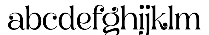 Balerga Font LOWERCASE