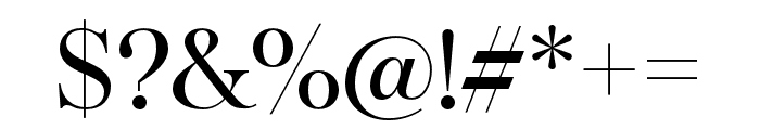 Balerno Serif Bold Font OTHER CHARS