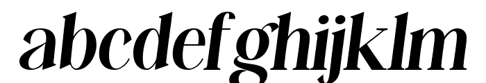 Balgon Oblique Oblique Font LOWERCASE