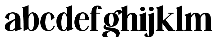 BalgonBold-Bold Font LOWERCASE