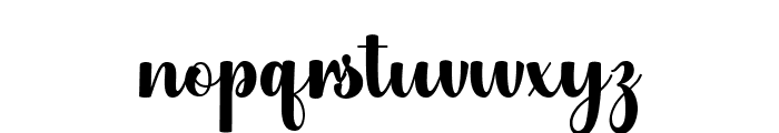 Bali Baby Regular Font LOWERCASE