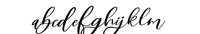 Bali Nights Italic Font LOWERCASE