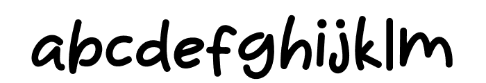 Balifier Font LOWERCASE