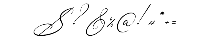 Balinesty Italic Font OTHER CHARS