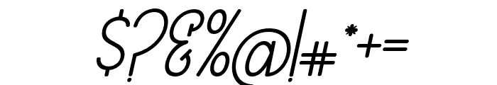 BalisterItalic Font OTHER CHARS