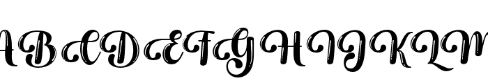 Balistia Regular Font UPPERCASE