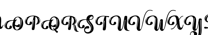 Balistia Regular Font UPPERCASE