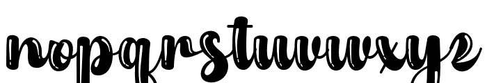 Balistia Regular Font LOWERCASE