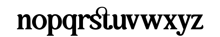 Balivia Black Font LOWERCASE