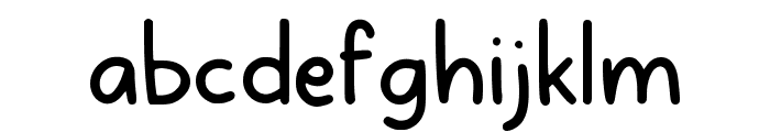 Baljufeo Regular Font LOWERCASE