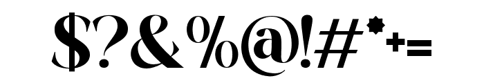 Balkey-Regular Font OTHER CHARS
