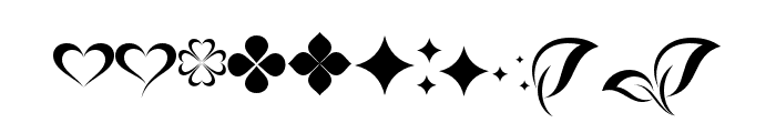 Balkind-Ornament Font OTHER CHARS