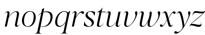 Balkist Light Italic Font LOWERCASE