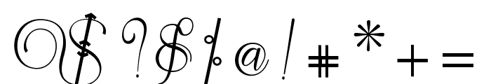 BalleshaScript Font OTHER CHARS