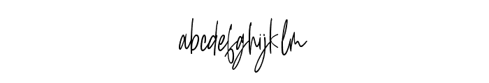 Ballest-Handwritten Font LOWERCASE