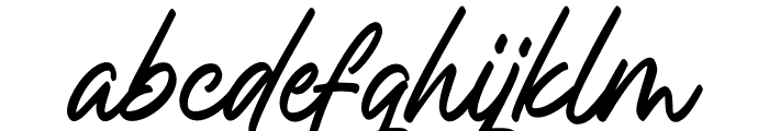 Ballimo Peachy Font LOWERCASE