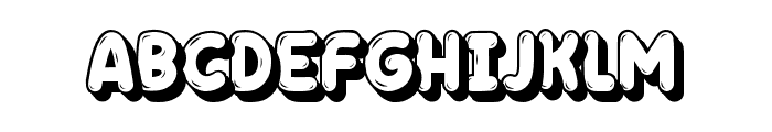Balloon Font - Combined Regular Font UPPERCASE