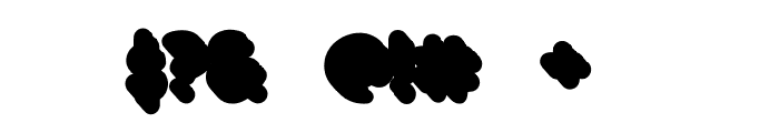 Balloon Font - Shadow Regular Font OTHER CHARS