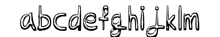 Balloon SVG Font Regular Font LOWERCASE