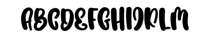 Ballpark Figure Font LOWERCASE