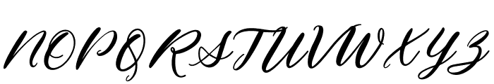 Balmaz Script Regular Font UPPERCASE