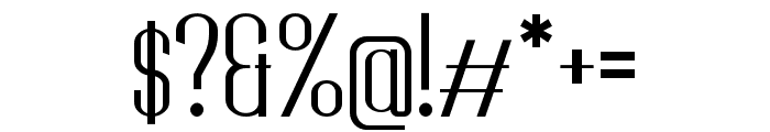 Balmecia Regular Font OTHER CHARS