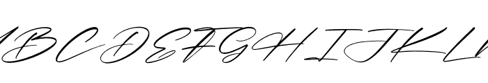 Balmyne Hetegra Italic Font UPPERCASE