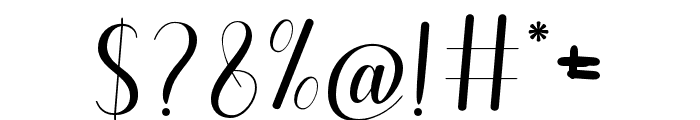 Baloney Script Font OTHER CHARS