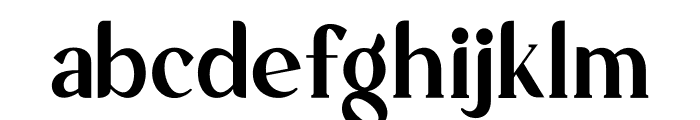 Balqisha Font LOWERCASE