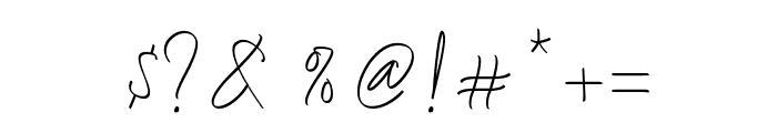 Baltigo Script Regular Font OTHER CHARS