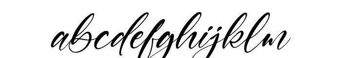 Balytmore Hanlits Italic Font LOWERCASE