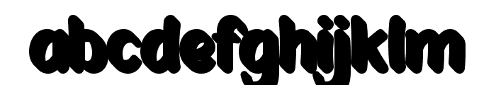 Bampy Blume Shadow Font LOWERCASE