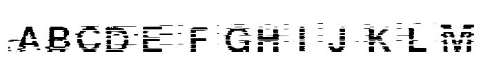 Bams Glitch V2 Regular Font UPPERCASE