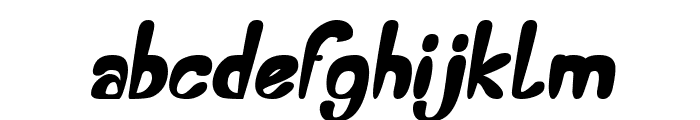 Banana Split Bold Italic Font LOWERCASE