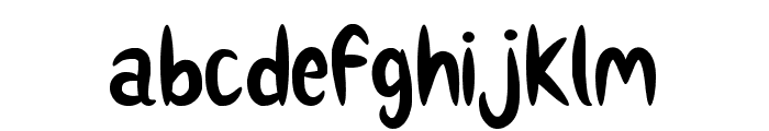 BananaFruit-Regular Font LOWERCASE