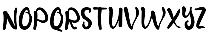 BananaVanilla Font UPPERCASE