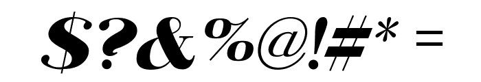 Banbury Italic Font OTHER CHARS