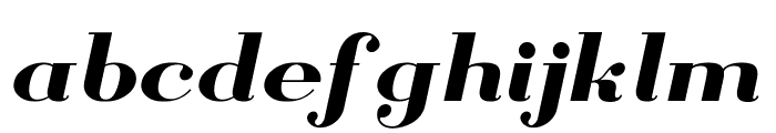 Banbury Italic Font LOWERCASE