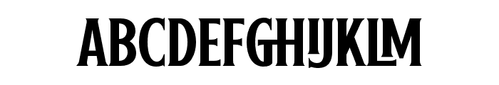 Bancher-Regular Font LOWERCASE