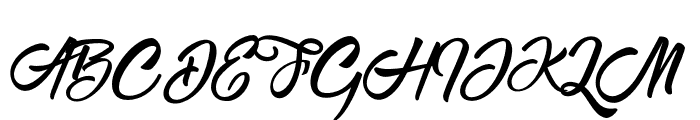 Bandakala Regular Font UPPERCASE