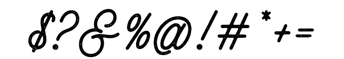 Banderas Script Stamped Font OTHER CHARS