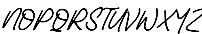 Bandeyla Italic Font UPPERCASE